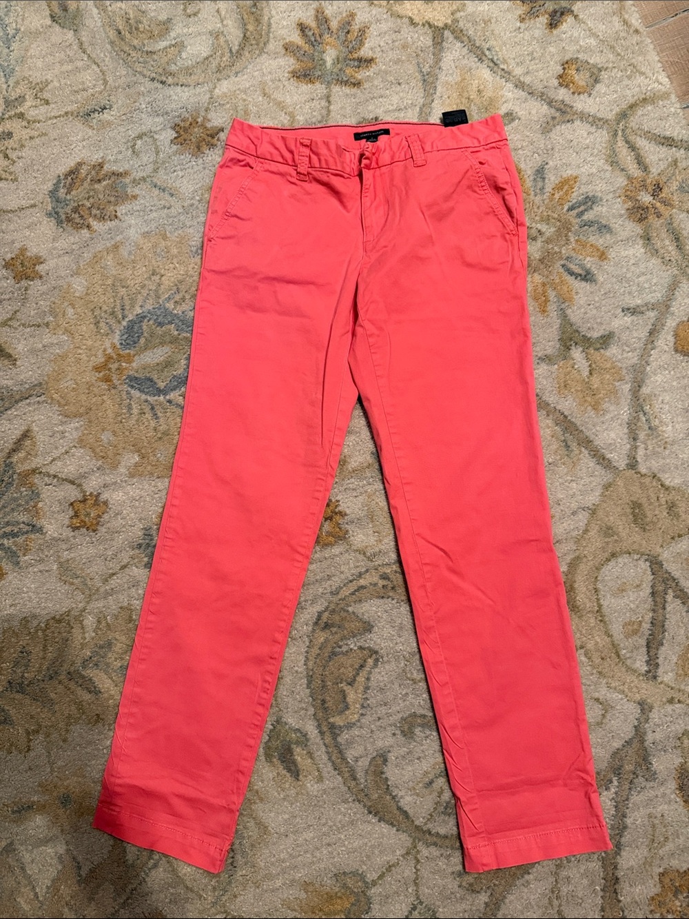 Tommy Hilfiger Coral Pink Cropped Chino pants
